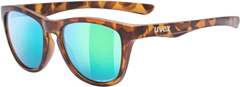 UVEX UVEX LGL 48 Colorvision Glasses, brązowy/zielony  2022 Okulary S5320636695