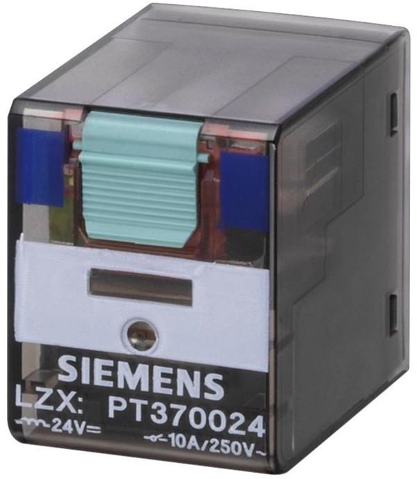 Siemens Plug-in relay 4 co contacts lzx:pt570024 LZX:PT570024