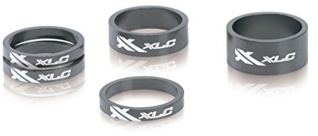 XLC Rozszerzenie kierownicy A-Head Spacer Set AS-A02 3 X 5/1 X 10/1 X 15 MM 1 1/8 cala, Titan dwukolorowy, 2500531511 2500531511_titan-farbig