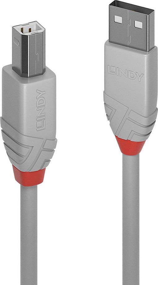 Lindy Kabel USB USB 2.0 Typ A/B Anthra Line 2m 36688