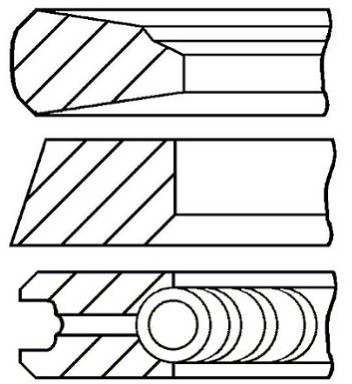 GOETZE Zestaw pierścieni tłoka 08-135000-00