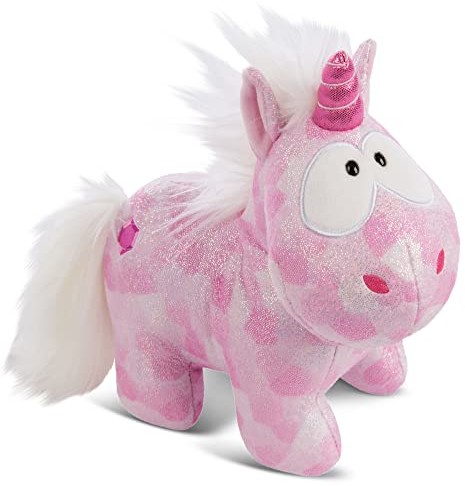Nici Przytulanka Pink Diamond 22 cm Jednorożec przytulanki dla dziewczynek, chłopców i niemowląt Puszyste wypchane zwierzaki do zabawy i przytulania Przytulne pluszaki 47633
