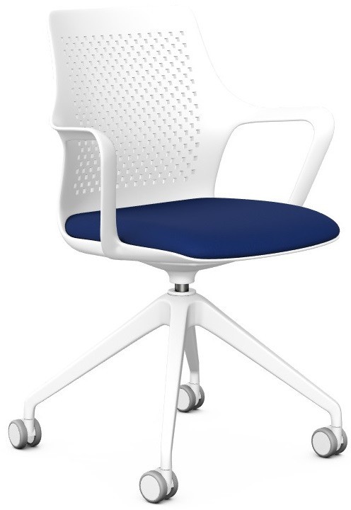 Intarseating Fotel obrotowy GEMINA biały KB-GEMINA-PTW-151-01