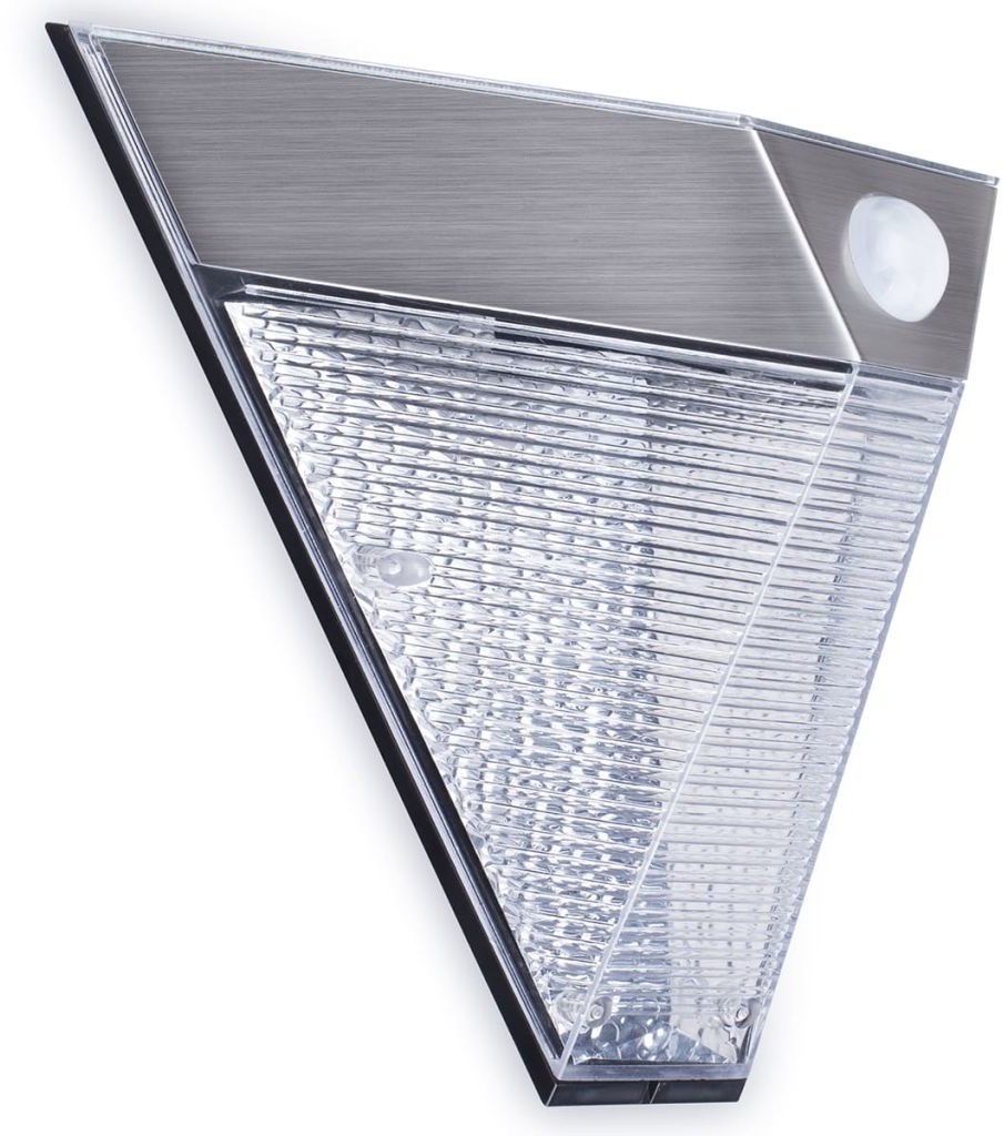 Smartwares Kinkiet solarny z czujnikiem PIR, srebrny, 5000703