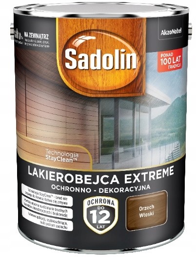 Sadolin Extreme- lakierobejca, orzech włoski, 4.5l