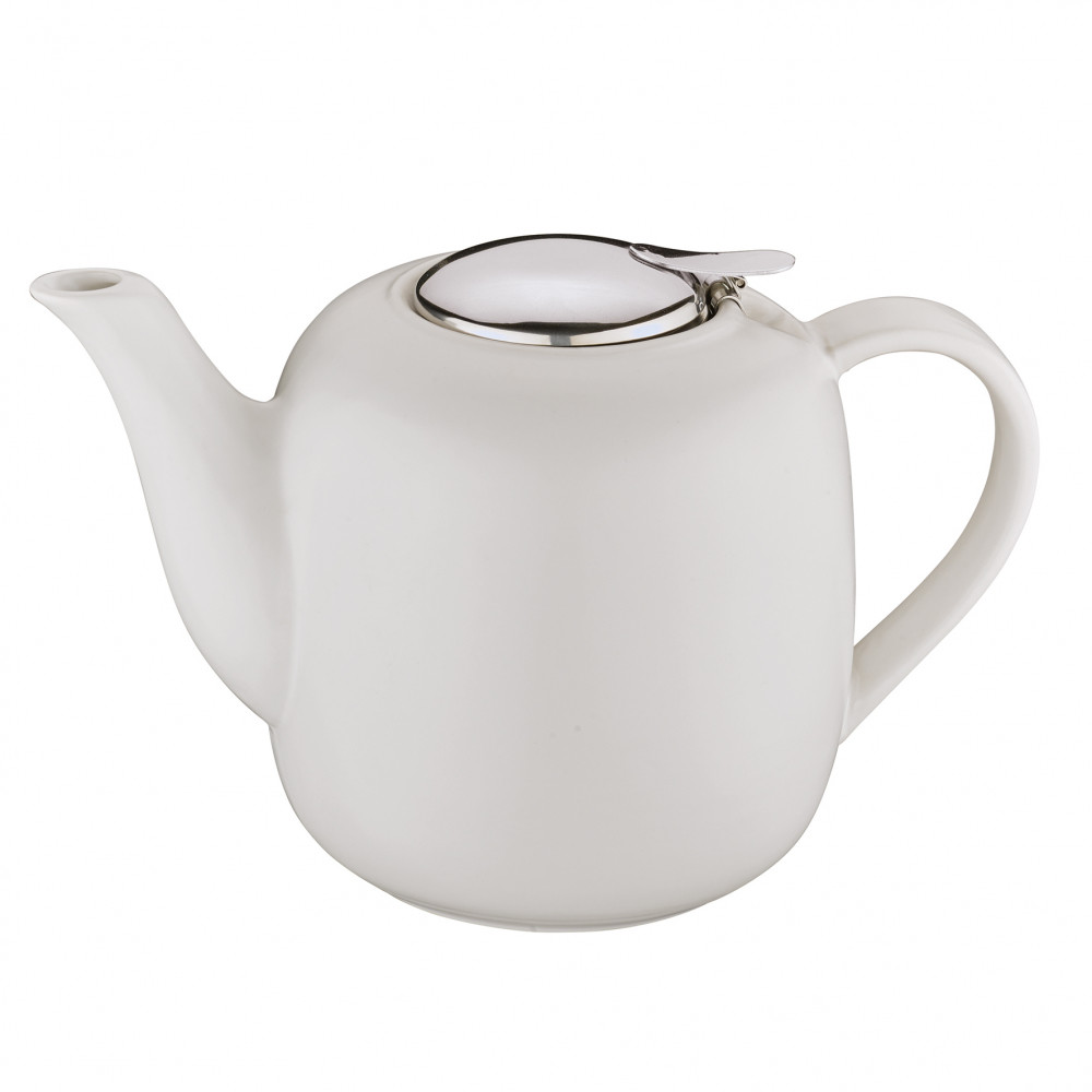 Kuchenprofi Kuchenprofi London 1,5 L Biały Dzbanek Do Herbaty Ceramiczny Z Zaparzaczem