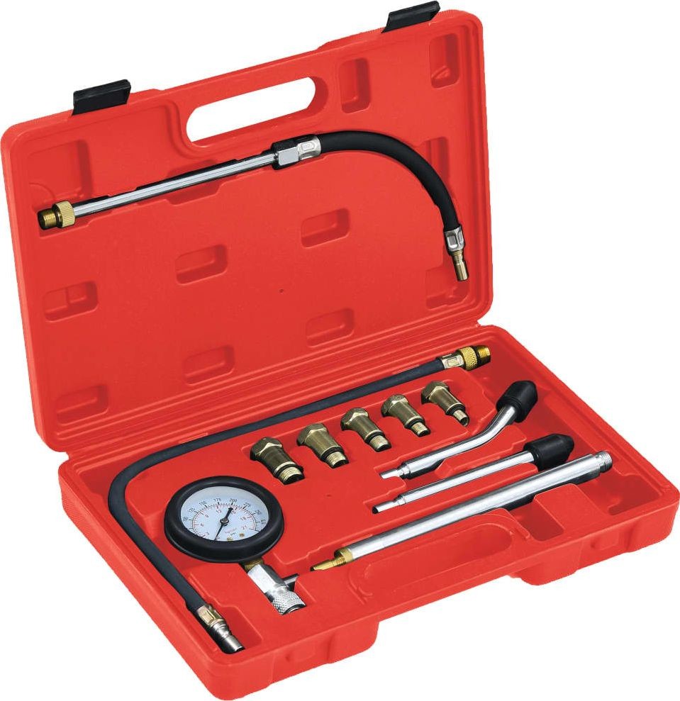 vidaXL 12-częściowy tester ciśnienia sprężania do silników benzynowych 210559