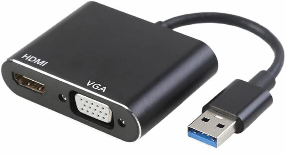 KARTA GRAFICZNA z USB 3.0 na HDMI oraz VGA splitter