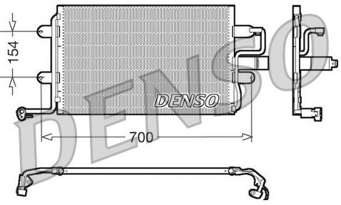 DENSO Chodnica klimatyzacji - skraplacz DCN32017