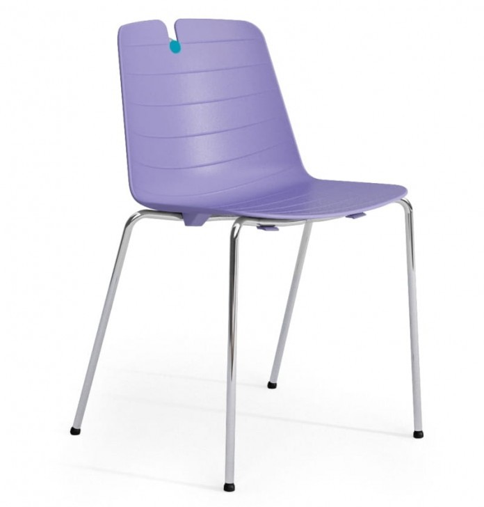 Intarseating Krzesło MINDY stalowy stelaż KB-MINDY-PL-100