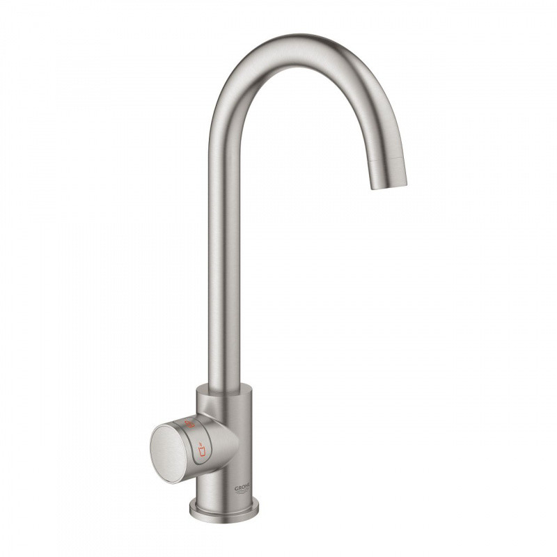 Grohe Red Duo Bateria kuchenna wysoka z bojlerem w rozmiarze M i filtrem stal nierdzewna 30085DC1
