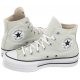 Converse Trampki CT All Star Lift Hi Light Silver/Black/White 572720C (CO468-c)