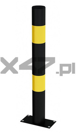 Polski produkt Słupek parkingowy stały X2-C wysokość 100cm