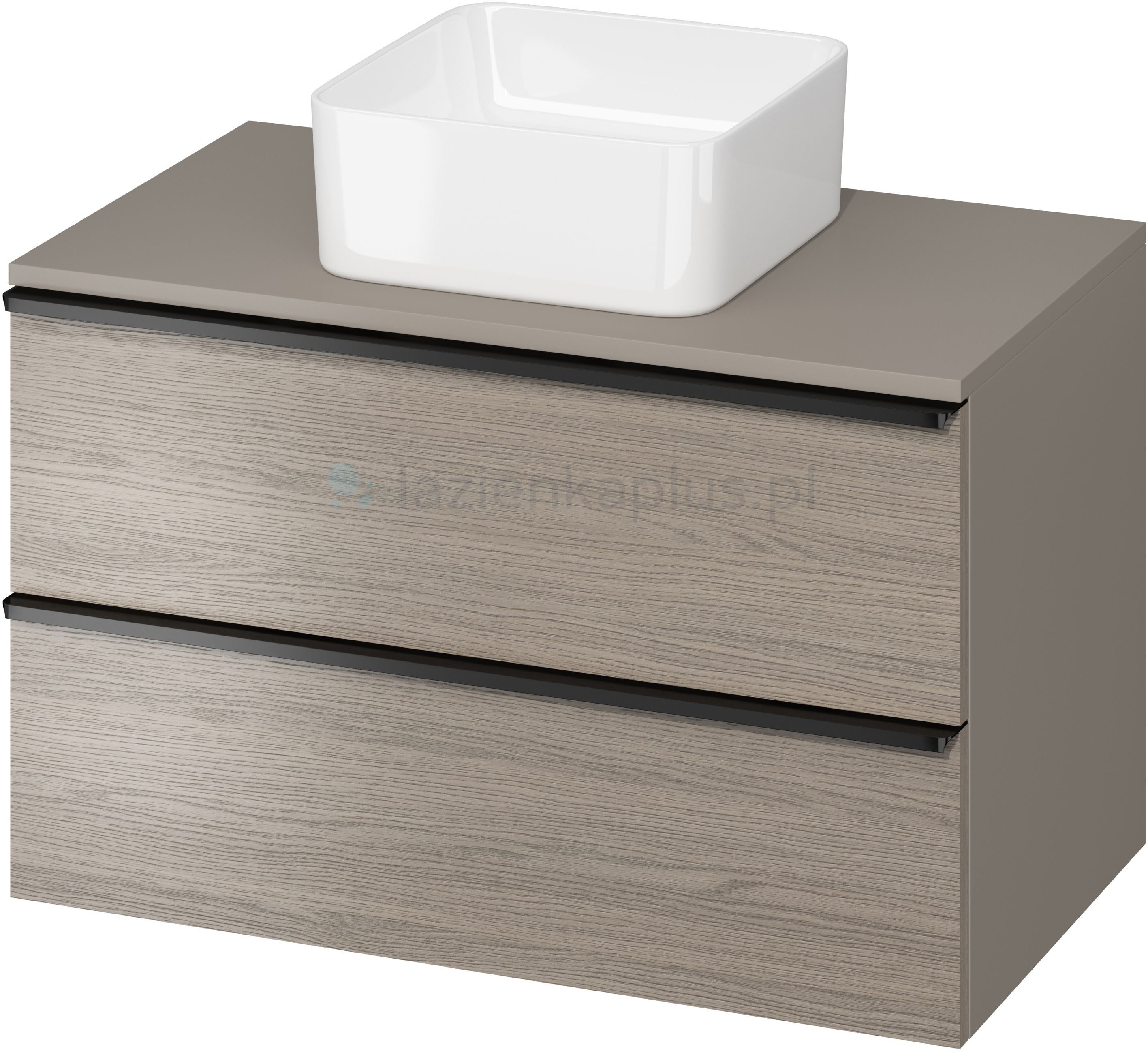 Cersanit Virgo szafka z blatem szary dąb S522031