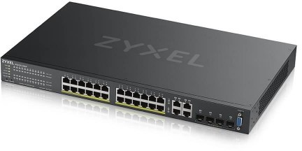 Zyxel GS2220-28HP 24xGbE L2 PoE Switch GbE Uplink 1Y NCC Pro Pack LIC GS2220-28HP-EU0101F GS2220-28HP-EU0101F