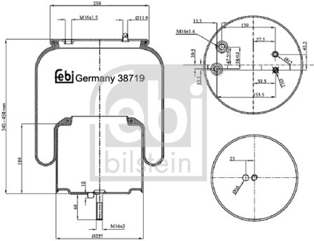 FEBI Mieszek, klimatyzacja FEBI 38719