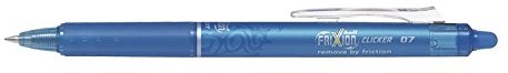 Pilot Pen Pilot długopis kulkowy FriXion Ball, Clicker, 0.7 mm, jasnoniebieski łóżko pojedyncze BLRT-FR7-LB