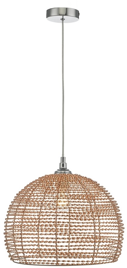 Top Light DAVOS 1 XL CO - Żyrandol na drutu 1xE27/60W/230V