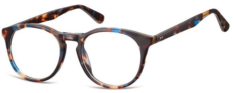 Sunoptic Okrągłe okulary oprawki zerowki korekcyjne AC45E