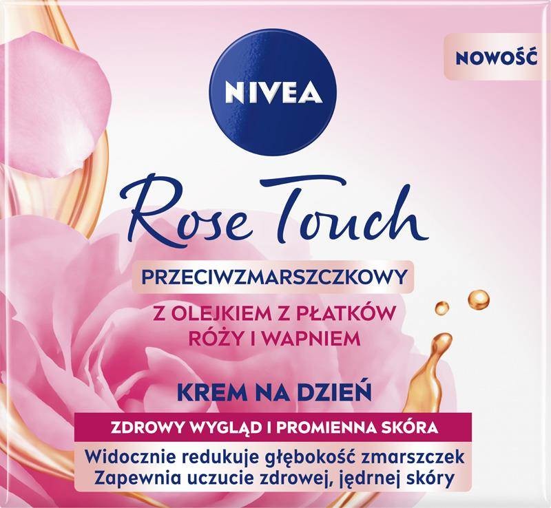 Nivea Rose Touch przeciwzmarszczkowy krem na dzień 50ml 107546-uniw