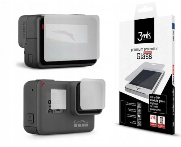 3MK SZKŁO HYBRYDOWE FLEXIBLE GLASS GOPRO HERO 5/6/7