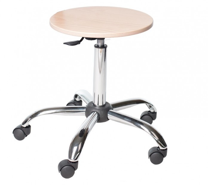 Prosedia taboret siedzisko drewniane Silver WOOD