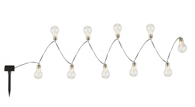 Globo Lighting Lampa solarna LED Siwy Srebrny 10-punktowe Solarleuchte Czas dostawy od 6-10 dni roboczych 33708-10