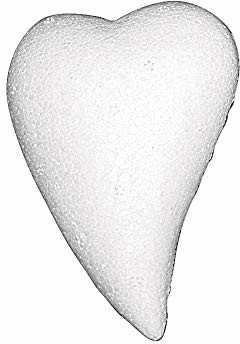 Rayher Styropianowe serce-kształt kropli