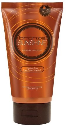 Designer Skin z brązu Sunshine Natural Bronzer sunbed Dark Tanning lotion paraben Free With Shea Butter 130 ML