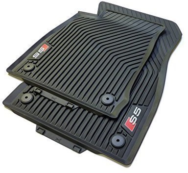 Audi AUDI oryginalne S5 dywaniki dywaniki do użycia w każdych warunkach z przodu 8 W7061221 a 041 guma 8W7061221A 041