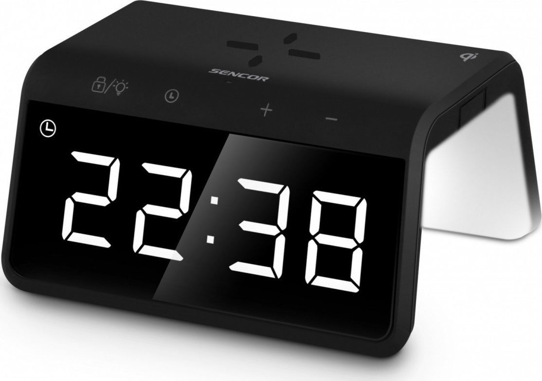 Sencor Cyfrowy zegar z budzikiem i bezprzewodową ładowarka SDC 7900QI QUSECZESDC7900Q