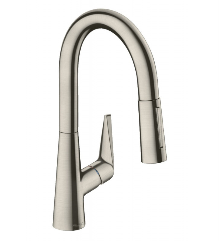Hansgrohe Talis M51 Bateria kuchenna z wyciąganą wylewką stal szlachetna