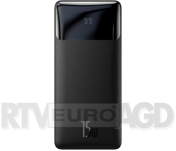 Baseus PPDML-J01 Powerbank Bipow Digital Display 20000 mAh 15W czarny PPDML-J01