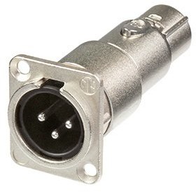Neutrik na3mdf adapter, seria D kształt, XLR-wtyczka audio XLR, XLR kołczan NA3MDF
