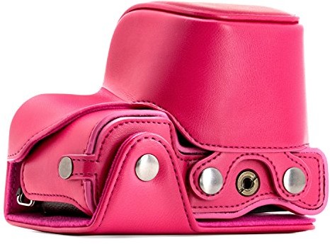 MegaGear Aparat-megagear skórzana torba na aparat do lustrzanek Sony Alpha a6000, A6300 z obiektywem 16  50 MM MG1145