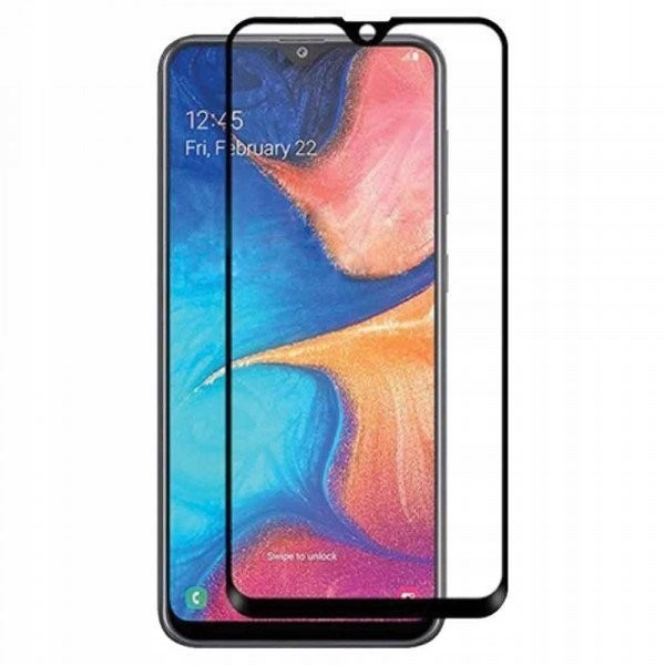 Samsung Szybka Szkło Do Galaxy A20E Czarne 9d full