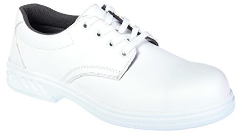 Portwest portwest steelite laced Safety Shoe S2 męskie buty ochronne, 34 EU, Bianco FW80WHR34