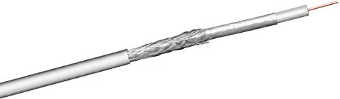 Goobay Wentronic kabla koncentrycznego klasa A 2-krotny  (Cu) ekranowanie  DB na drewnianym bęben 500 m 67088-GB