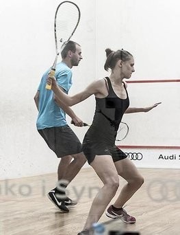 Indywidualny trening squasha dla dwóch osób  Białystok P0003746