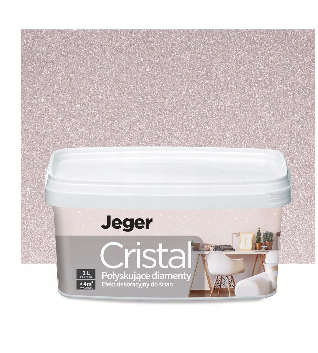 Efekt dekoracyjny Cristal 1 l Luca Brokatowy Jeger