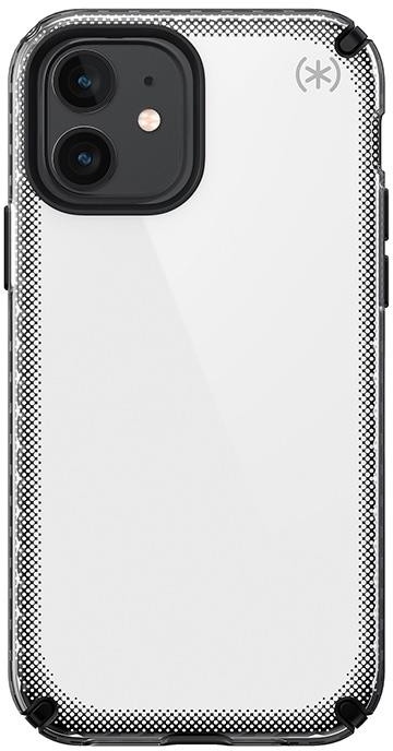 Speck Presidio2 Armor Cloud - Etui na iPhone 12 / iPhone 12 Pro z powłoką MICROBAN (Clear/Black) 138485-9254