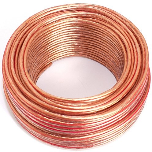 Seki Przewód głośnikowy 30 m  2 X 1,5 mm  100% CCA MIEDŹ; kabel audio przezroczysty 311768