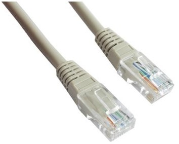 Gembird Patch cord kat.5e osłonka zalewana 3M czarny. PP12-3M/BK