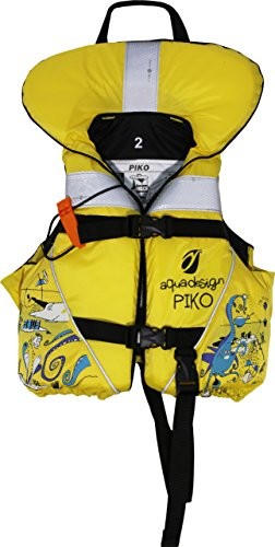 AQUA Kamizelka Piko wzornictwo, żółty BO 4543