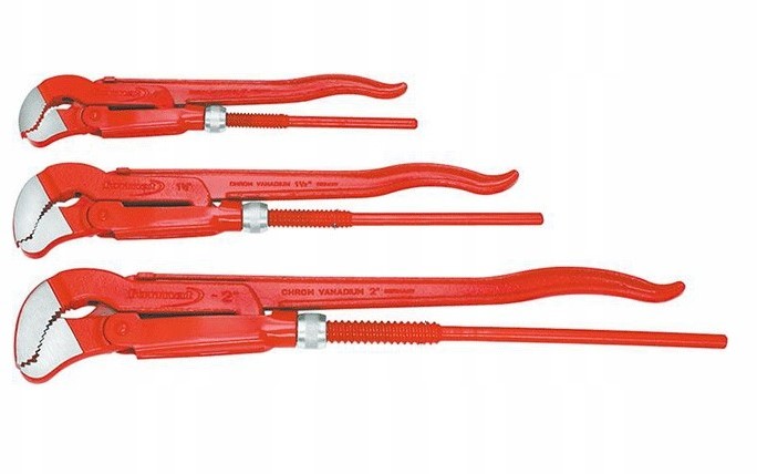 FORMAT Zestaw Szczypiec Nastawnych do Rur 3szt