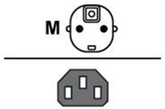 Roline Power Cable. angled IEC. 1.8m 19.08.1118