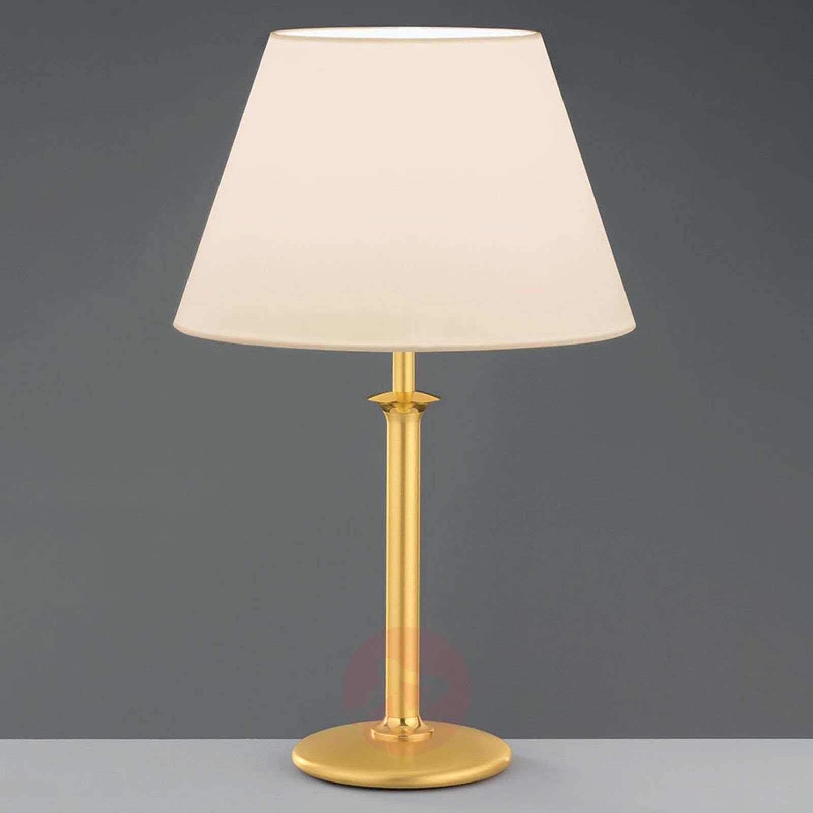Hufnagel Chintz-Tischlampe Royce 44 cm creme