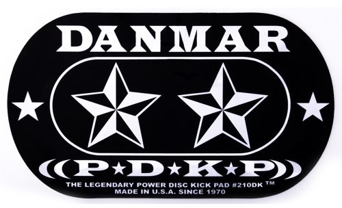 DANMAR danmar da 210dkst kickpad zapewnia podwójne głośniki Bass Drum wzornictwo w kształcie gwiazdy DA 210DKST
