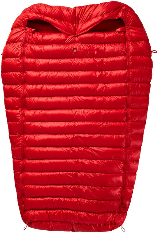 Pajak QUEST 4TWO Sleeping Bag Universal, czerwony 2022 Śpiwory 5903228956300