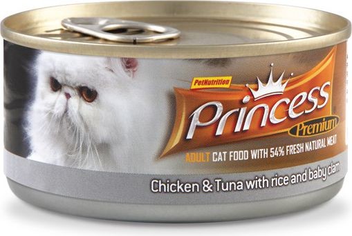 Princess KOT pusz 170g KURA TUNA MAŁŻE 7071
